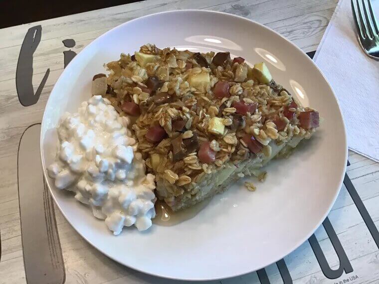 Savoury Baked Oatmeal Casserole