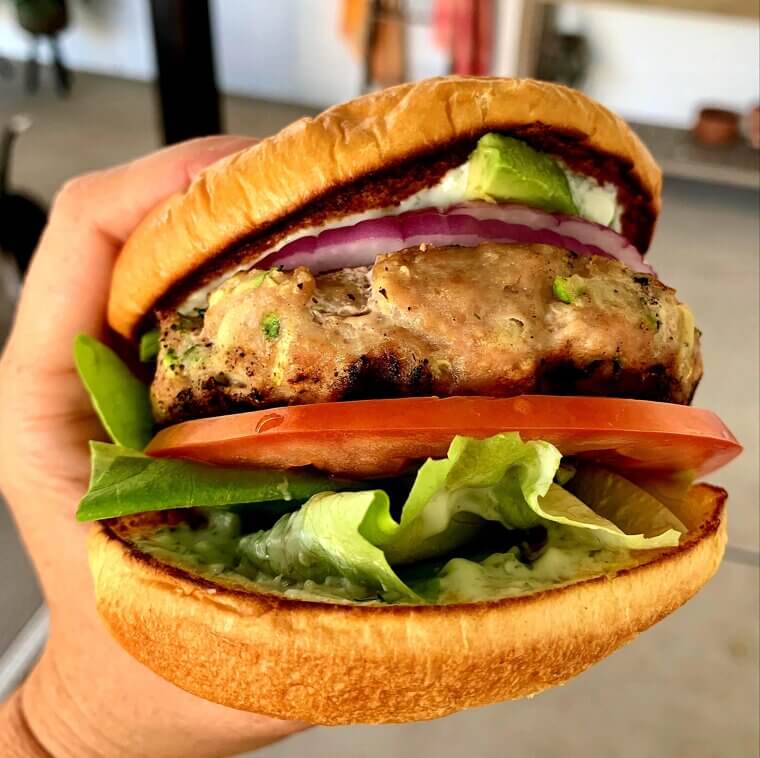 Turkey or Chicken Burger