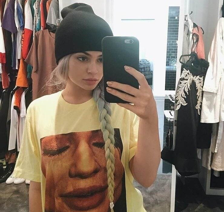 Kylie Jenner Looked Totally Two Faced in This Tee