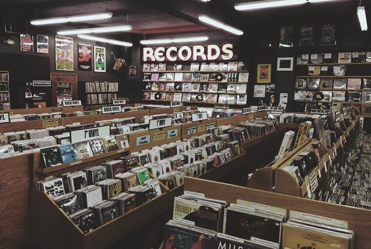 Physical Record Stores With Wood-Paneled Walls