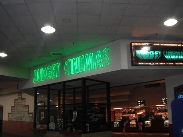 Cheap Second-Run Mall Movie Theaters