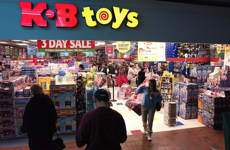 KB Toys' Clearance Bins