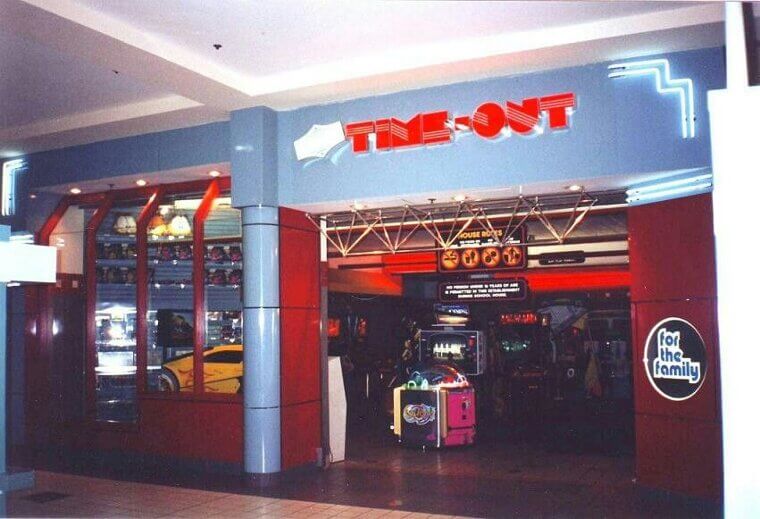 Mall Arcades Tucked Behind the Food Court