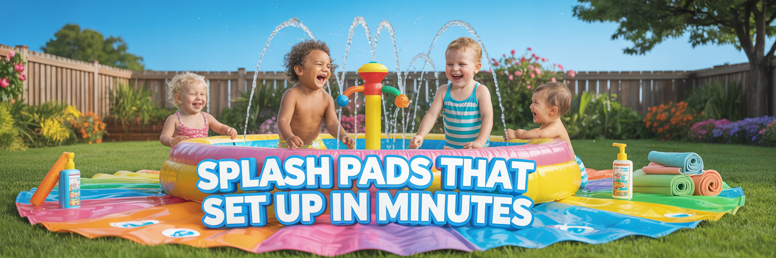 Splash Pads That Set Up in Minutes