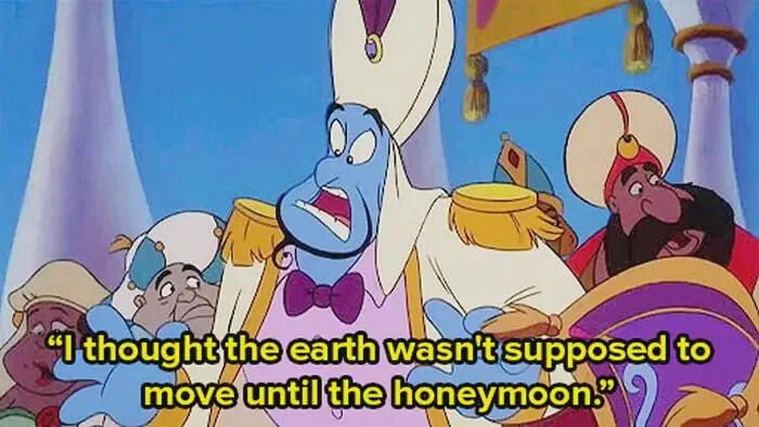 Aladdin – “Until the Honeymoon”… A Subtle Adult Joke