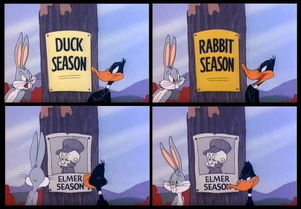 Looney Tunes – Duck Season Rabbit Season Twist