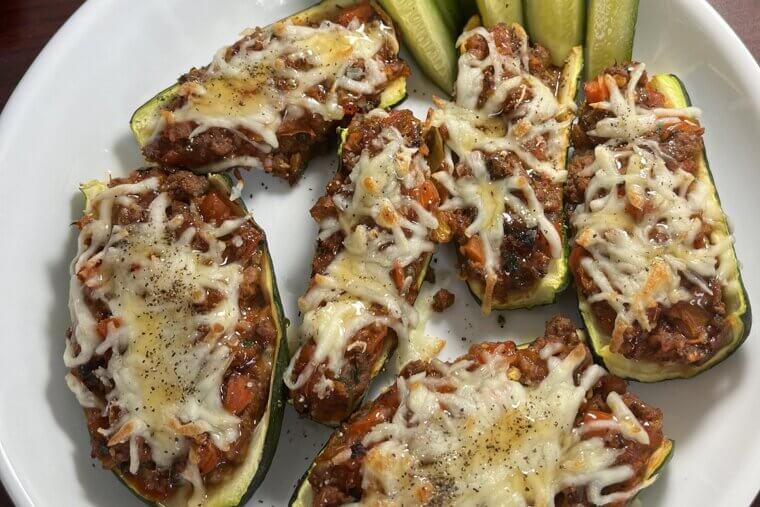 Stuffed Zucchini Boats