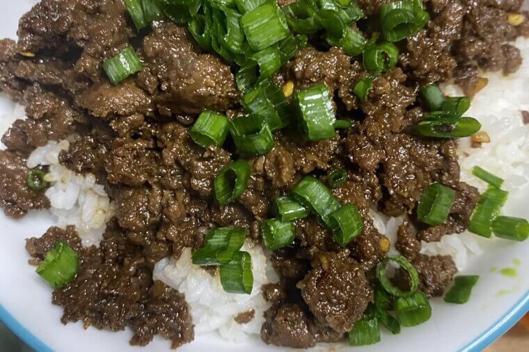 Korean Beef and Rice
