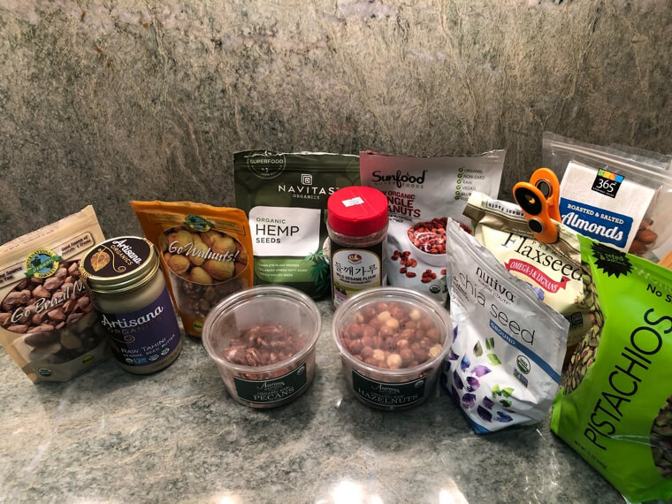 Nuts and Seeds in Plain Form