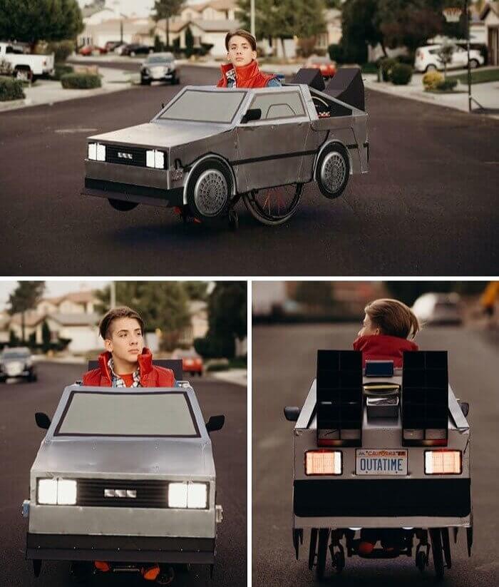 Great Scott! It's the DeLorean