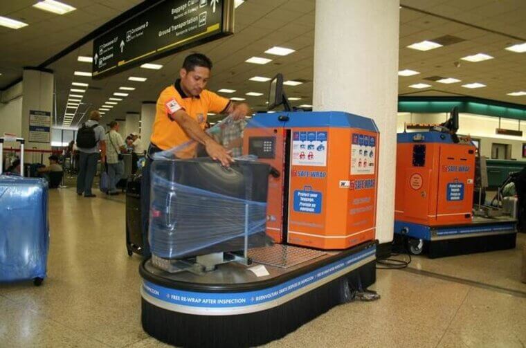Luggage Wrapping Costs Money