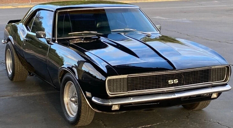 1968 Chevrolet Camaro Black Beauty 350ci - $41,750.00