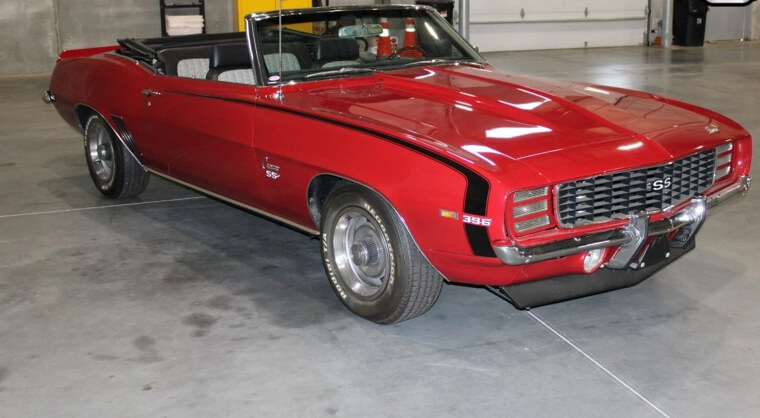 1969 Chevrolet Camaro Convertible - $45,636.00