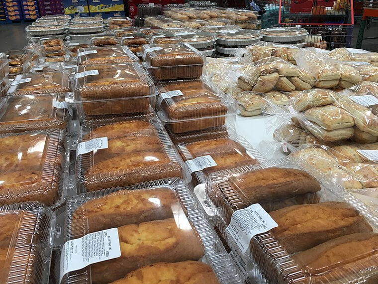 Produtos de panificação pré-embalados