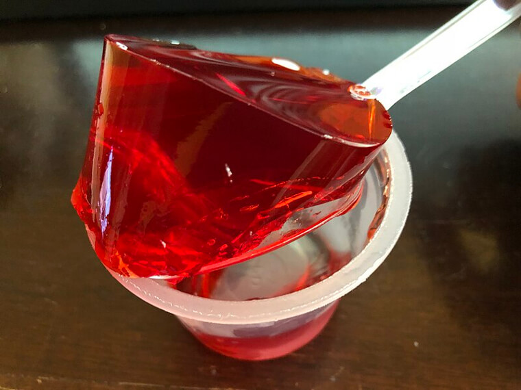 Gelatina embalada