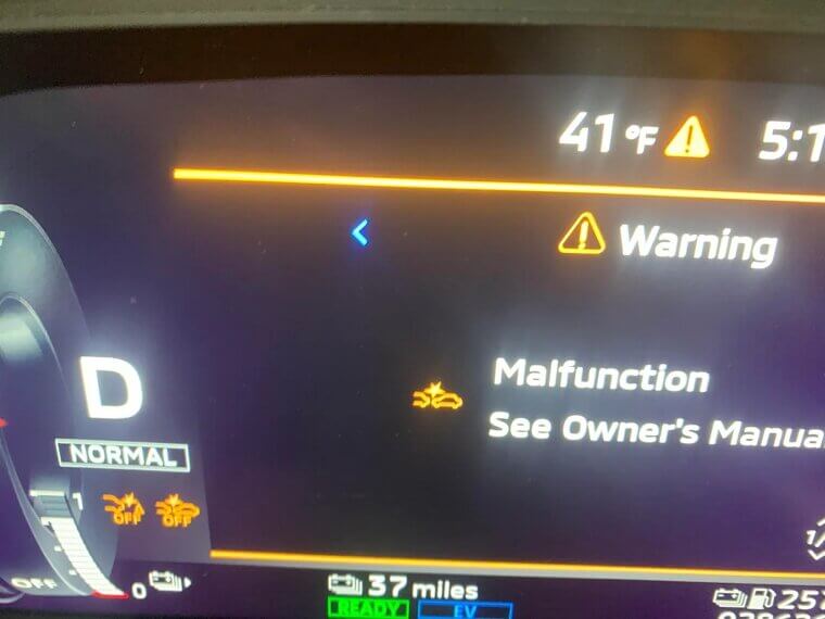 Malfunctioning Adaptive Cruise Control