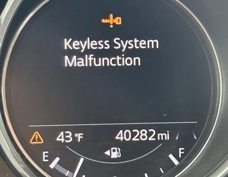 Faulty Keyless Entry Systems