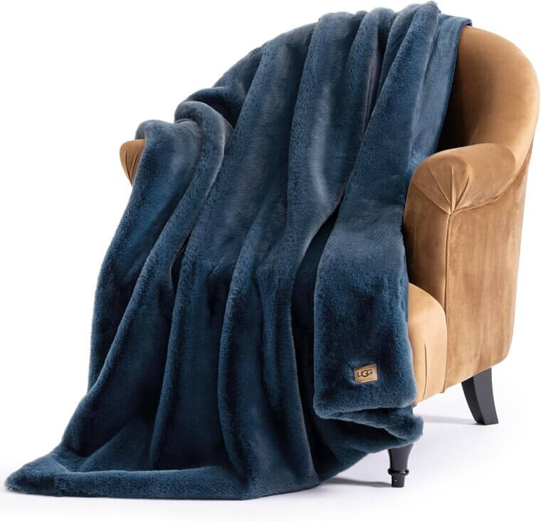 UGG Euphoria Blanket - Cozy Faux Fur Throw for Home Decor - 49% Off!