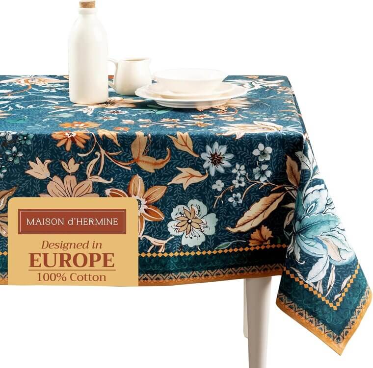 Maison d' Hermine Tablecloth - Perfect for Holiday Gatherings - Now 26% Off!