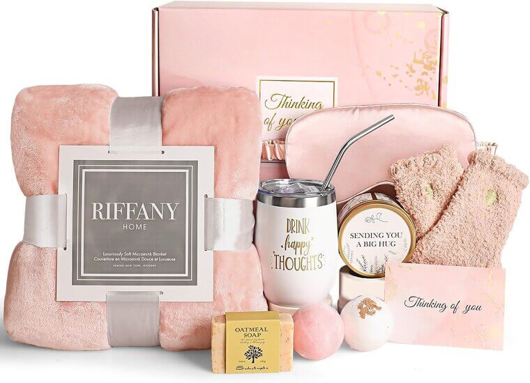 Birthday Gift Basket for Women - Luxurious Self Care Surprise - Enjoy 27% Off!