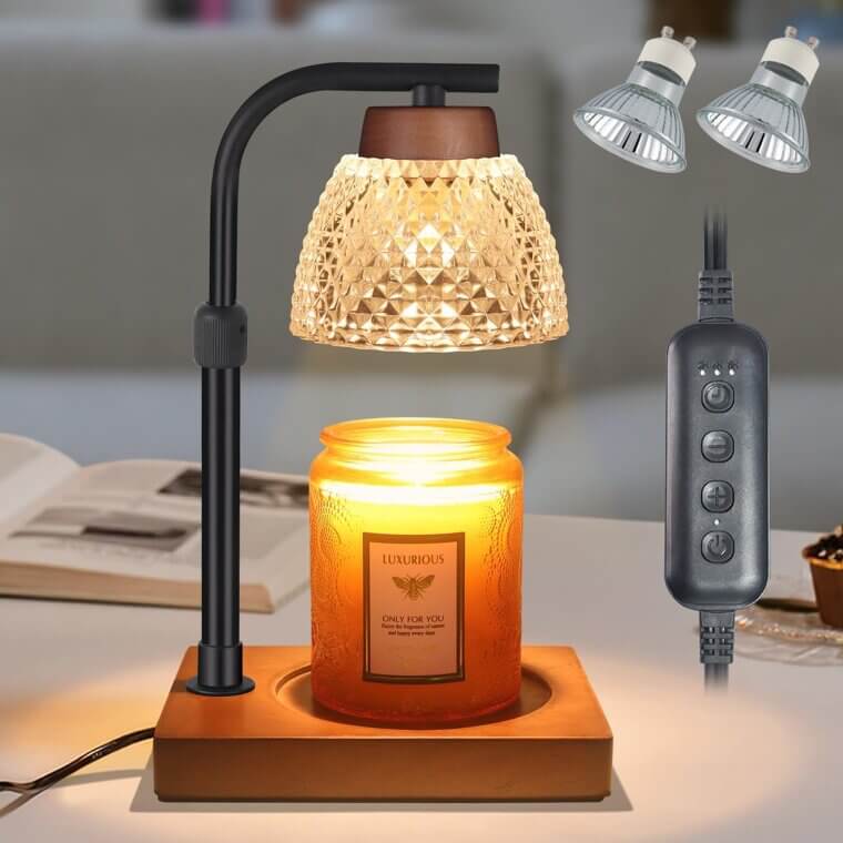 Candle Warmer Lamp - Stylish, Safe, and Scented Delight! - Now 39% Off!