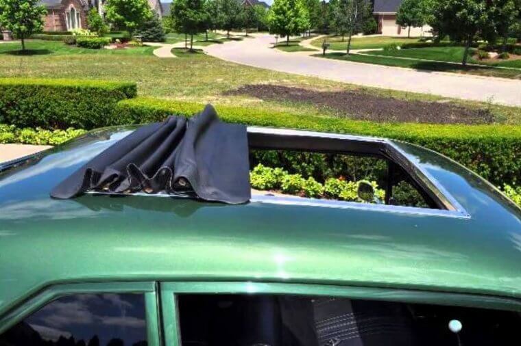 Ein Vinyl-Schiebedach