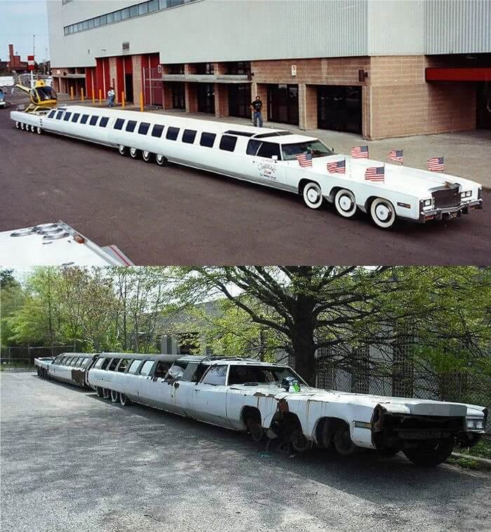 The Longest Limo In The World: Then Vs. Now