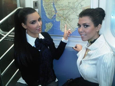 Kim And Kourtney Kardashian