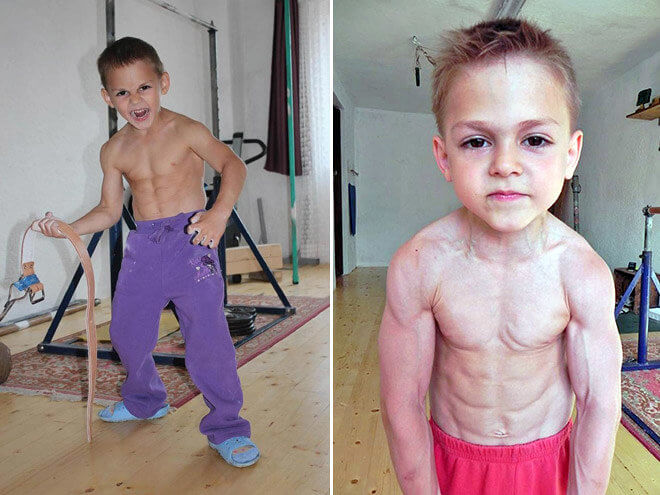 Child Bodybuilder Giuliano Stroe