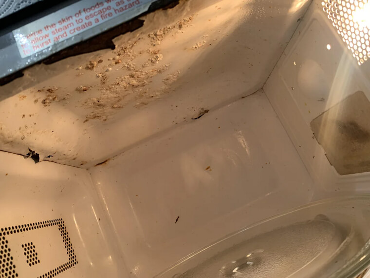 Steam Clean the Microwave Interior