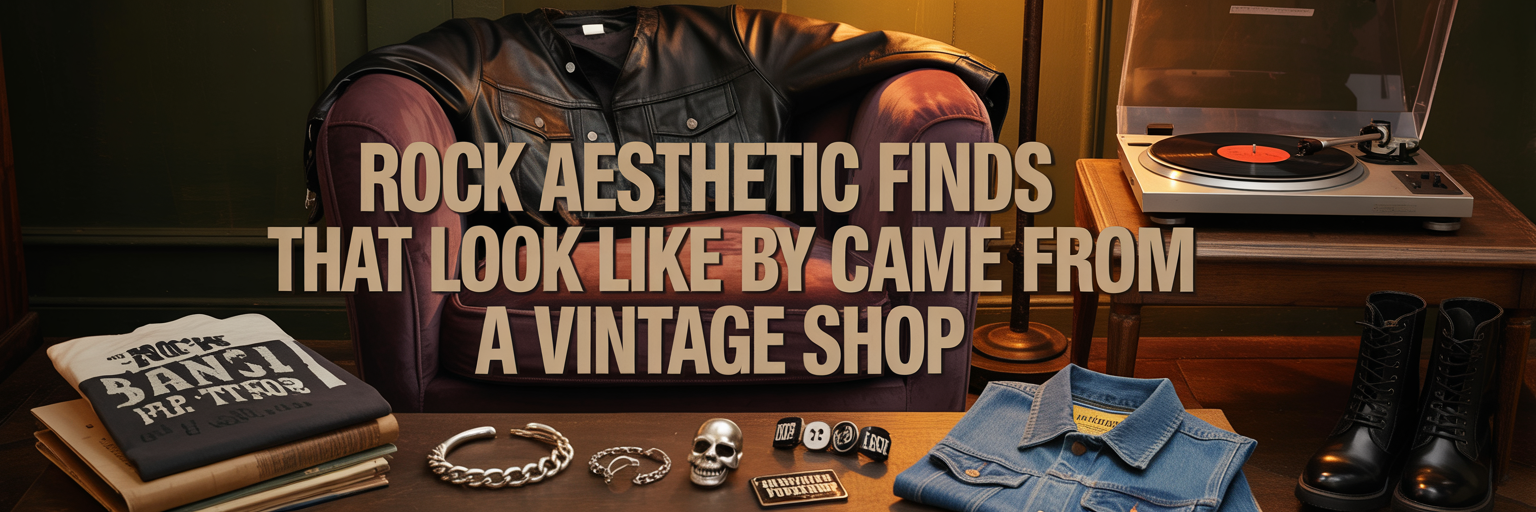 Rock Aesthetic Finds That Look Like They Came From A Vintage Shop