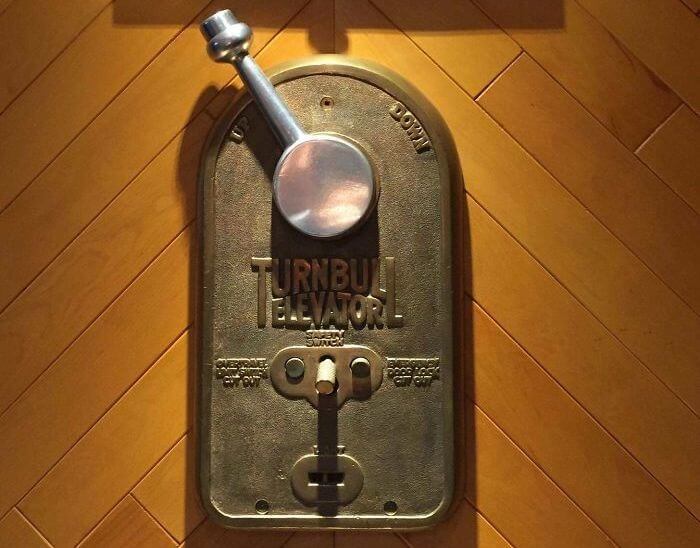 100-Year-Old Elevator Crank