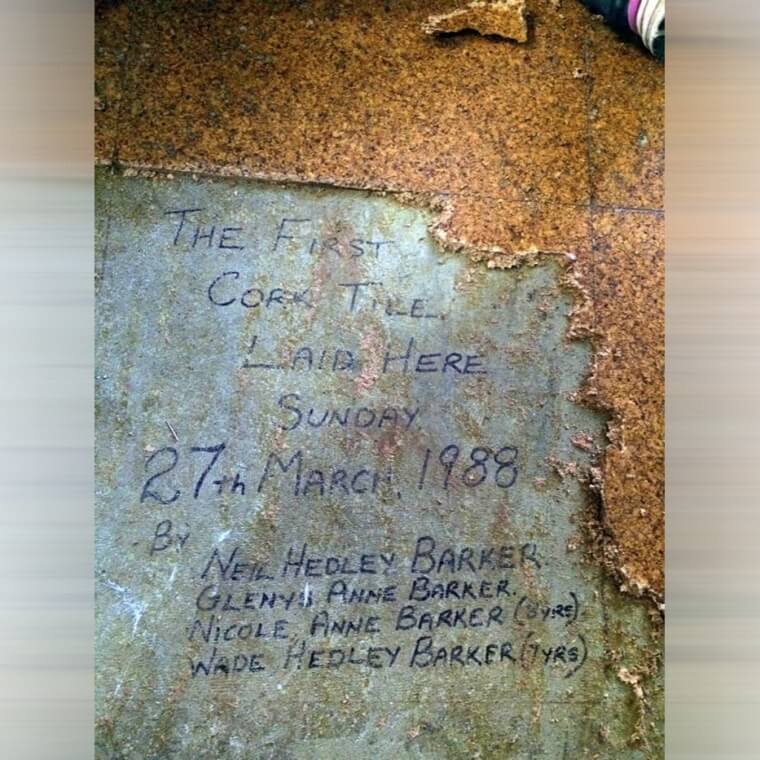 Messages Beneath The Cork Floor