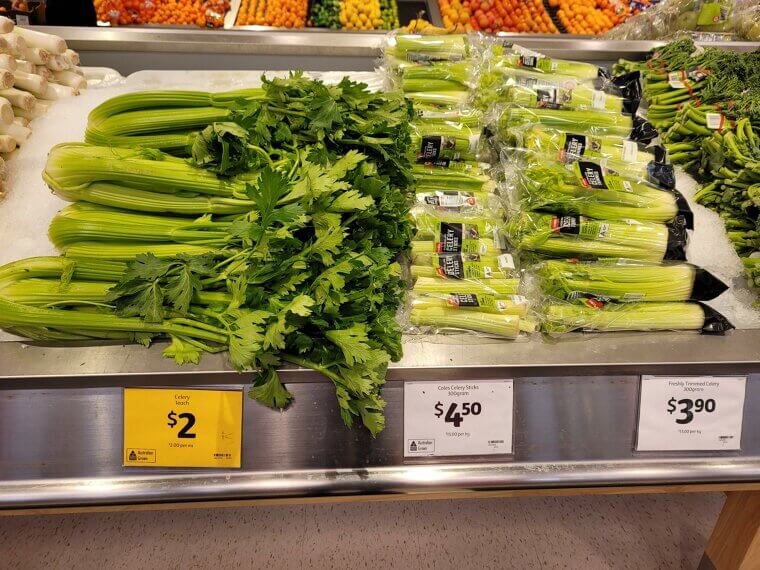 Store Celery in Foil to Keep It Crisp