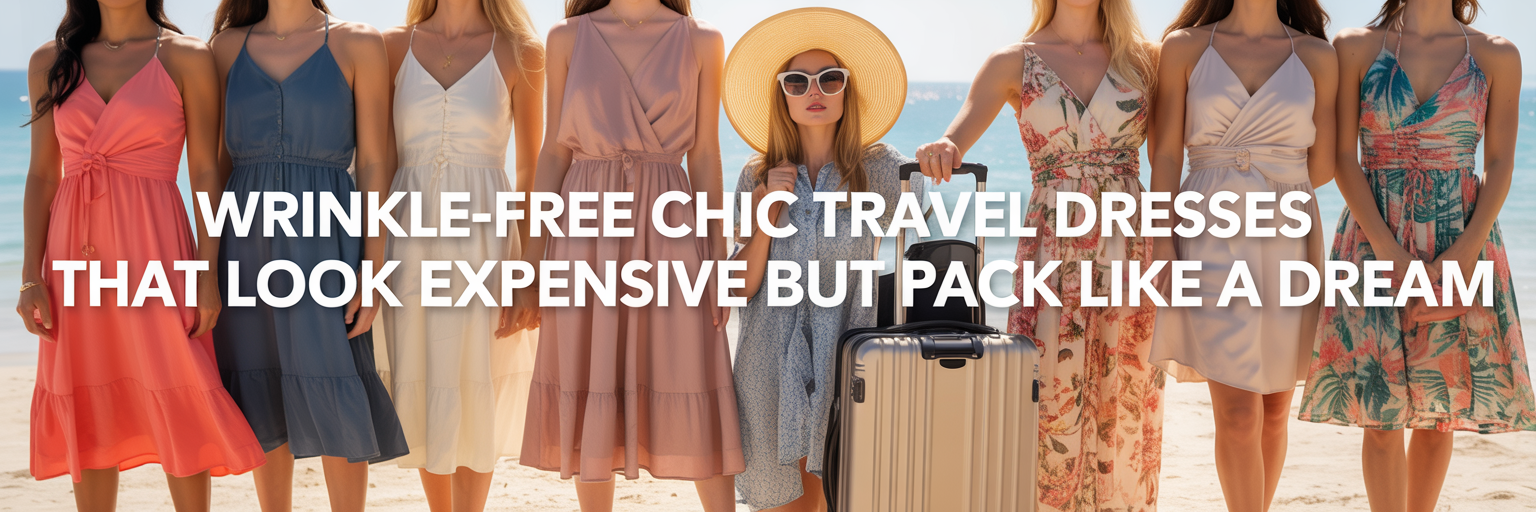 Wrinkle-Free Chic Travel Dresses That Look Expensive But Pack Like A Dream