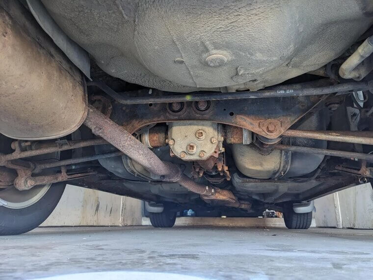 Not Cleaning the Undercarriage