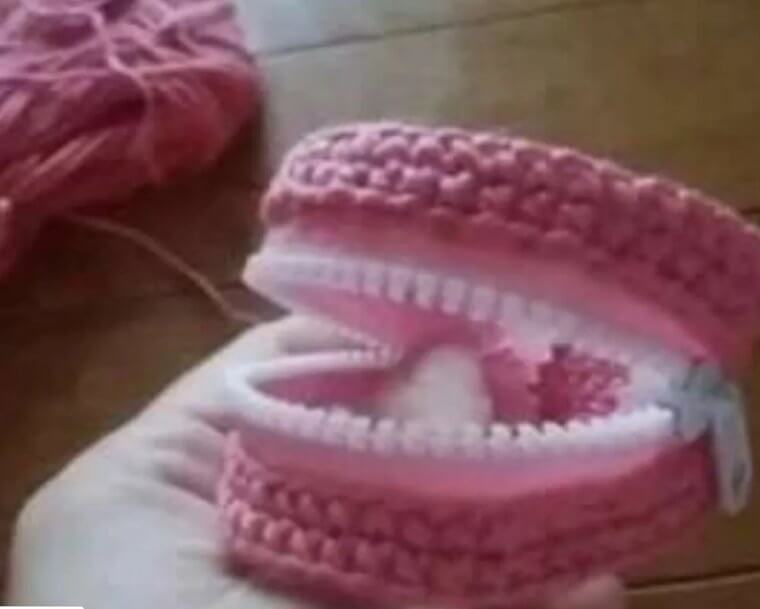 A Bizarrely Crocheted Purse
