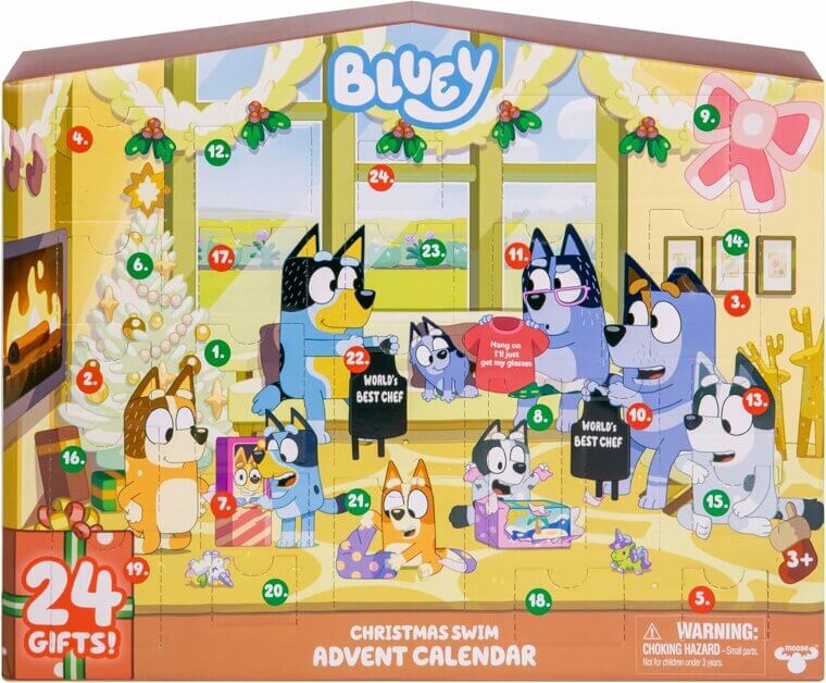 Bluey Christmas Advent - 24 Surprises for Holiday Fun!