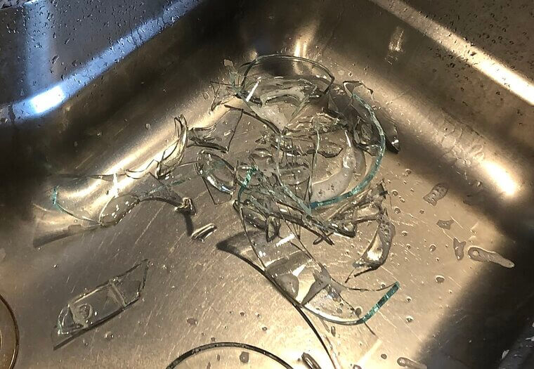 Using Bread for Broken Glass