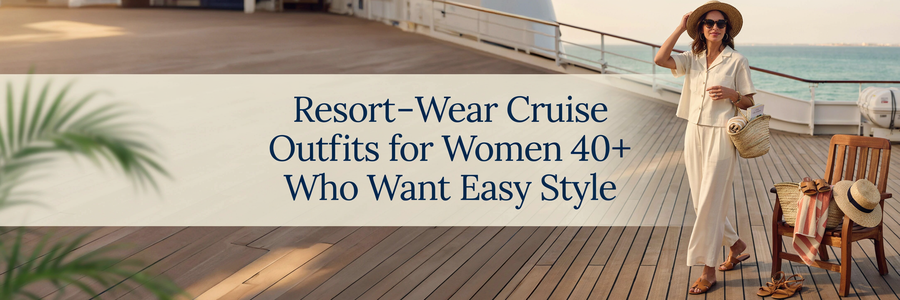Resort-Wear Cruise Outfits for Women 40+ Who Want Easy Style