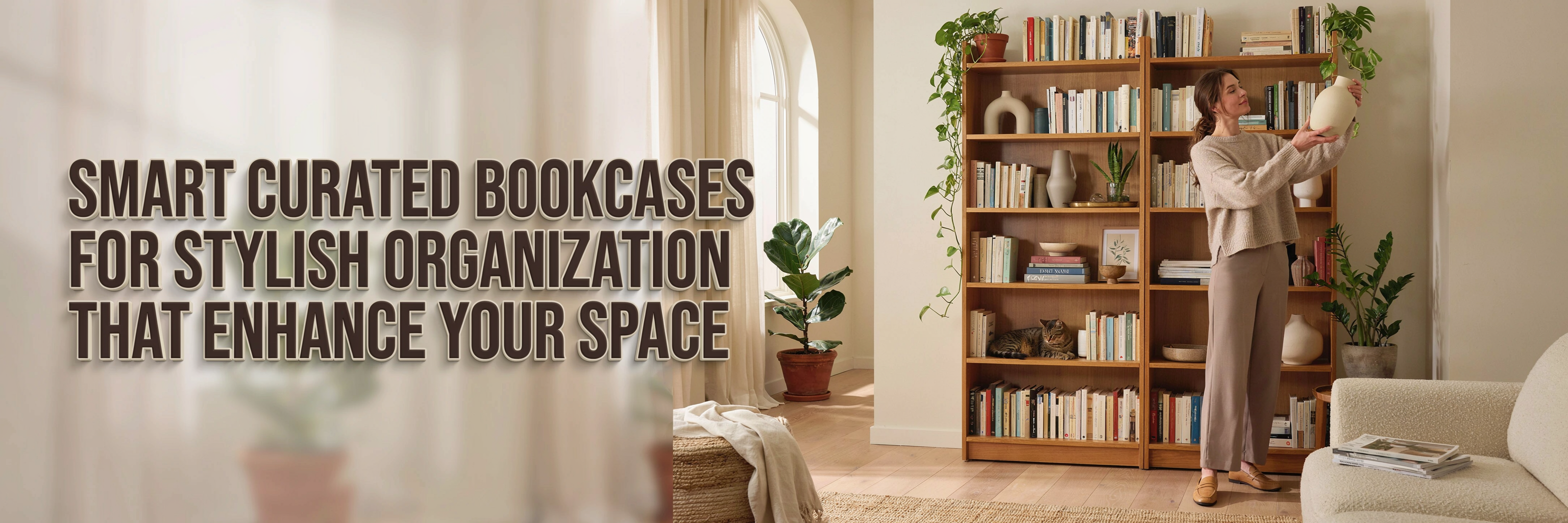 Curated Bookcases for Stylish Organization