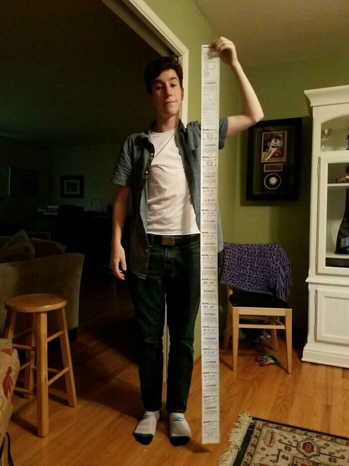 Those CVS Receipts Need To Be About Five Feet Shorter