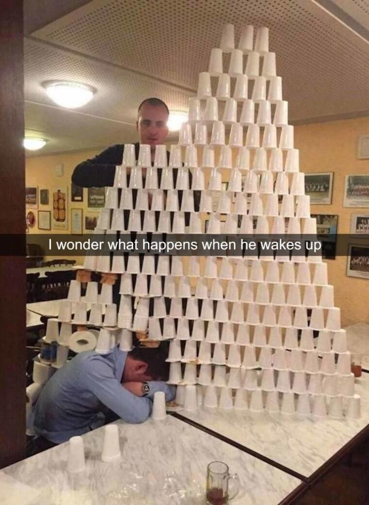 Disaster When He Wakes up