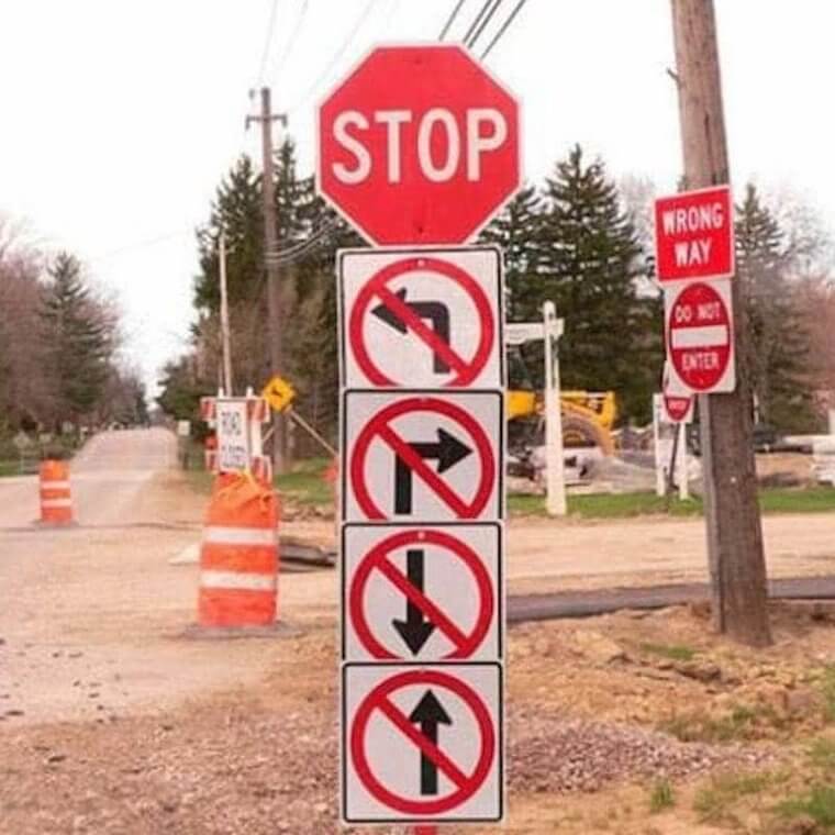 Every Road Sign in One
