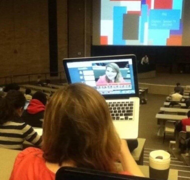 She Just Had to Take a Selfie