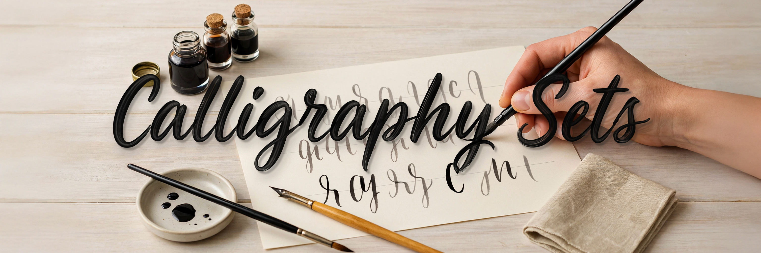 Calligraphy Sets That Fix Shaky Lines From Your Very First Stroke