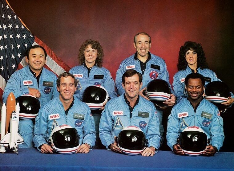 Challenger Crew Getting Ready For Their Mission