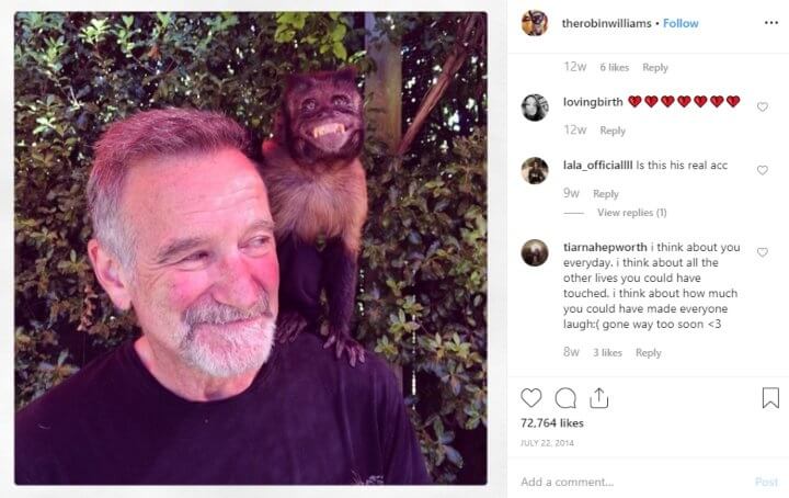 Robin Williams' Last Instagram Post