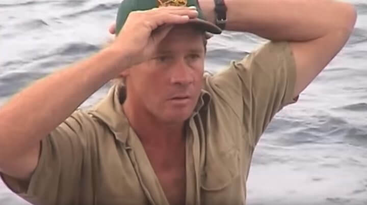Steve Irwin Before He Goes Diving