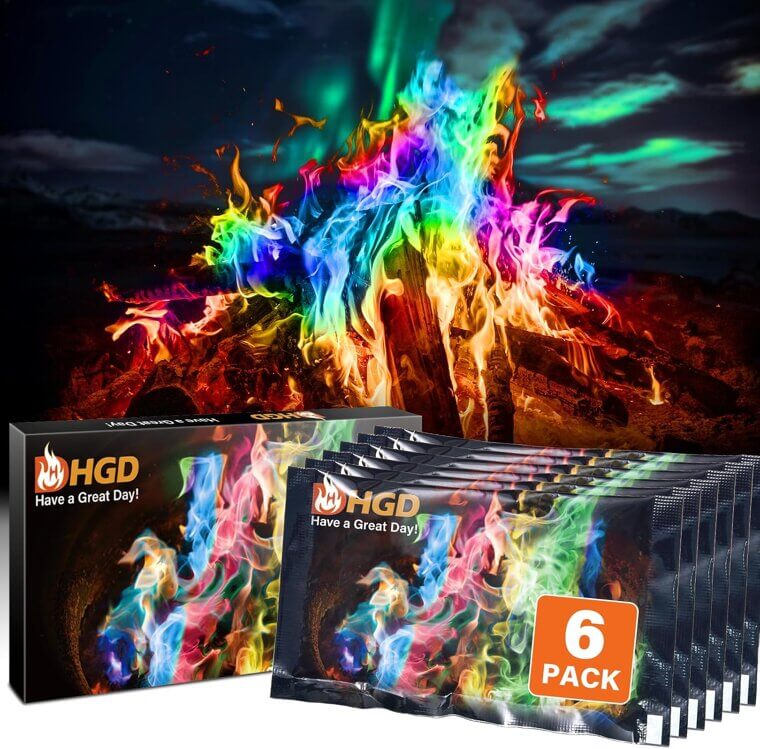 Magic Campfire Packets - Transform Your Fire Pit with Vibrant Colors! 